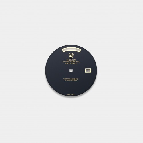 롤렉스 데이데이트 36mm 커스텀다이얼 오닉스(Onyx) 다이얼 옐로골드용 민짜 (블랙)