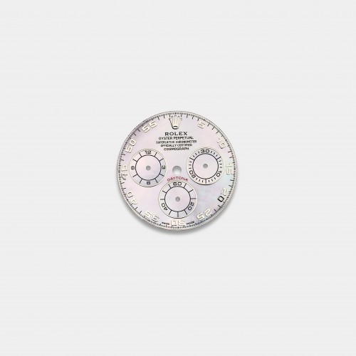 롤렉스 데이토나 커스텀다이얼 핑크자개(MOP) 다이얼 화이트골드용 아라빅 인덱스