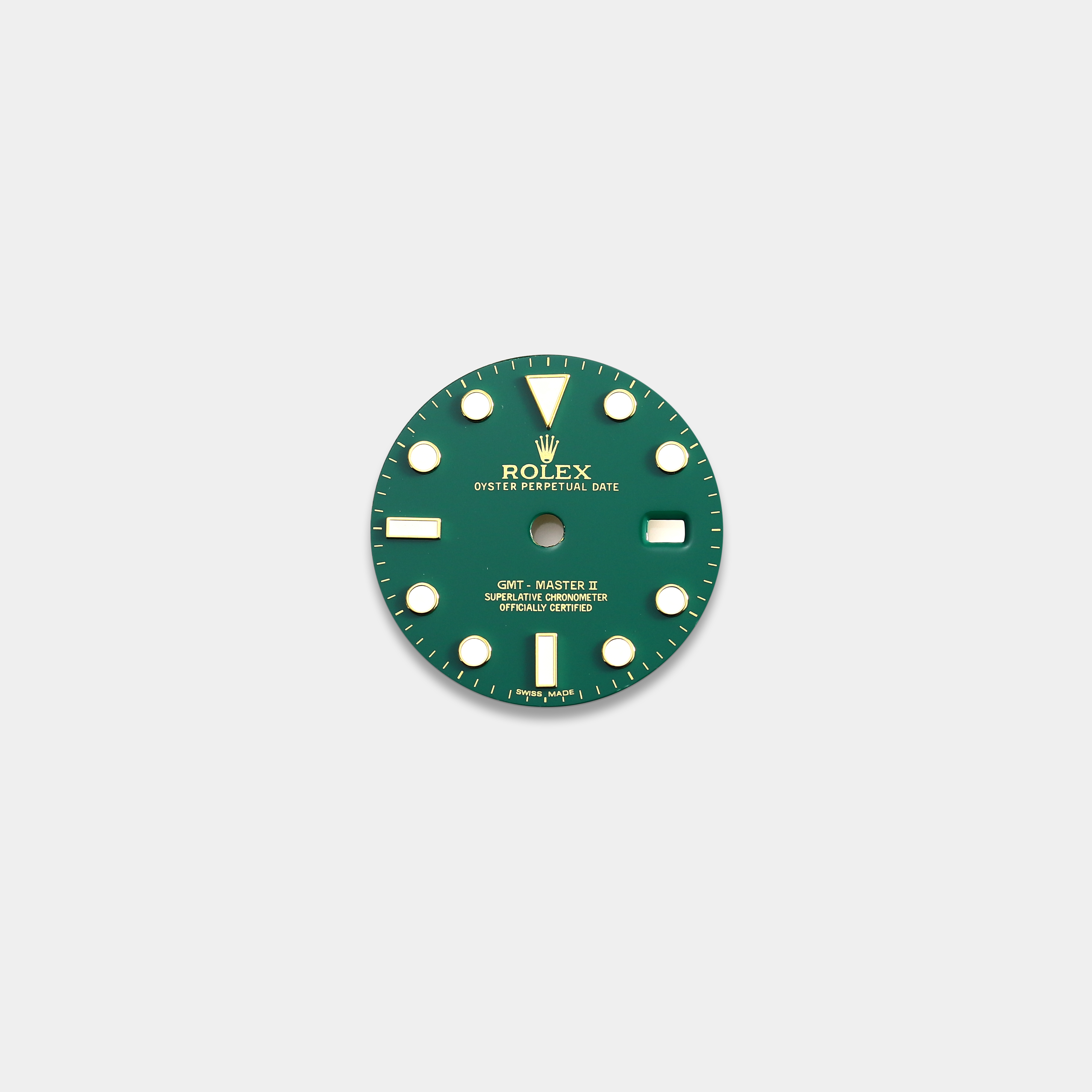 롤렉스 GMT MASTER II 커스텀다이얼 녹금 다이얼 옐로골드용