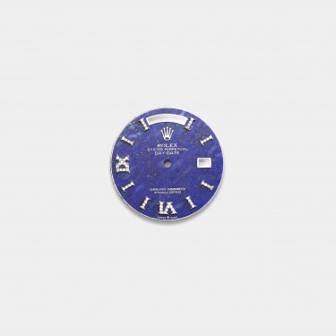 롤렉스 데이데이트 36mm 커스텀다이얼  청금석(Lapis Lazuli) 다이얼 화이트골드용 로만 다이아 인덱스