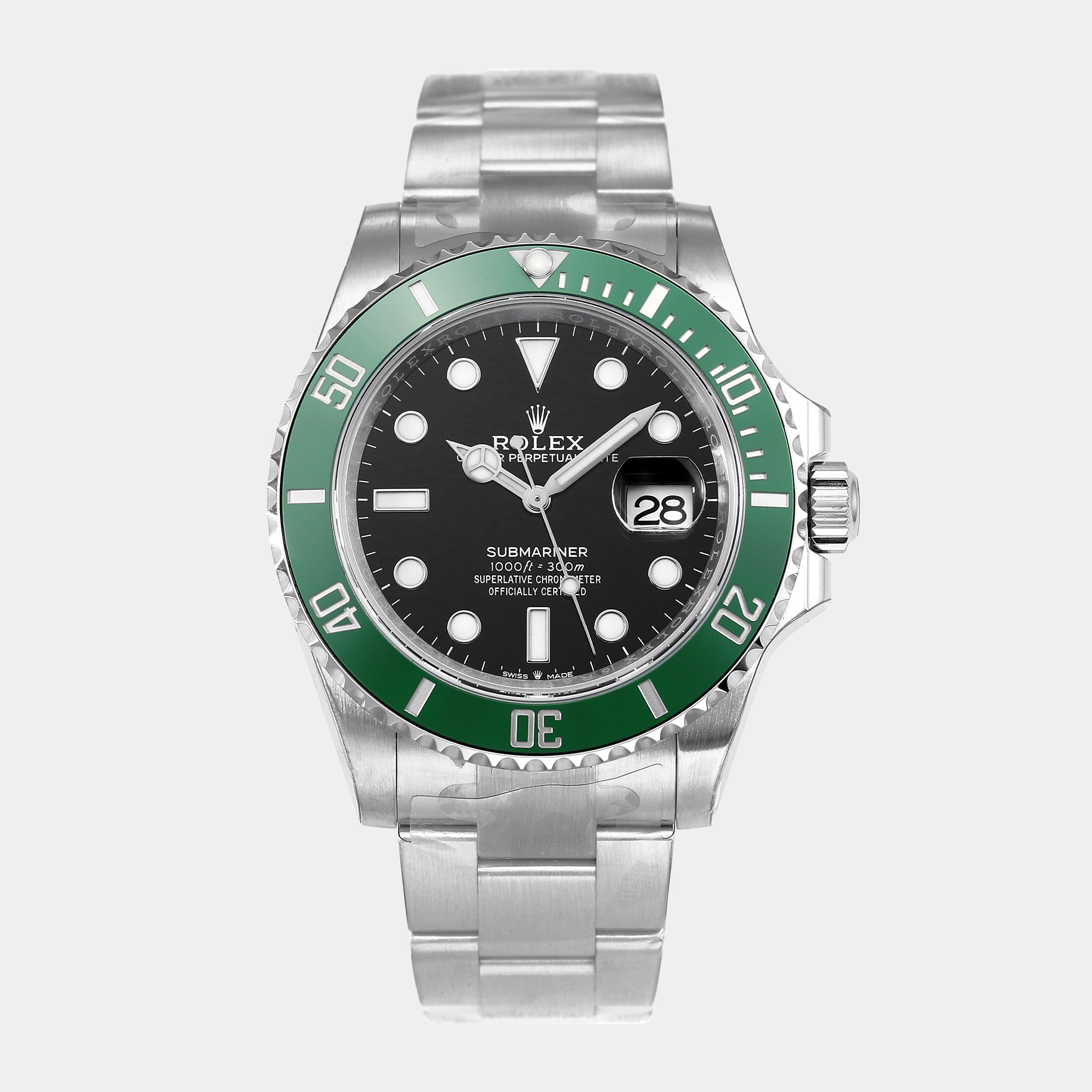 롤렉스 서브마리너 신형 41mm 블랙다이얼 그린세라믹 인서트 최신형 스타벅스