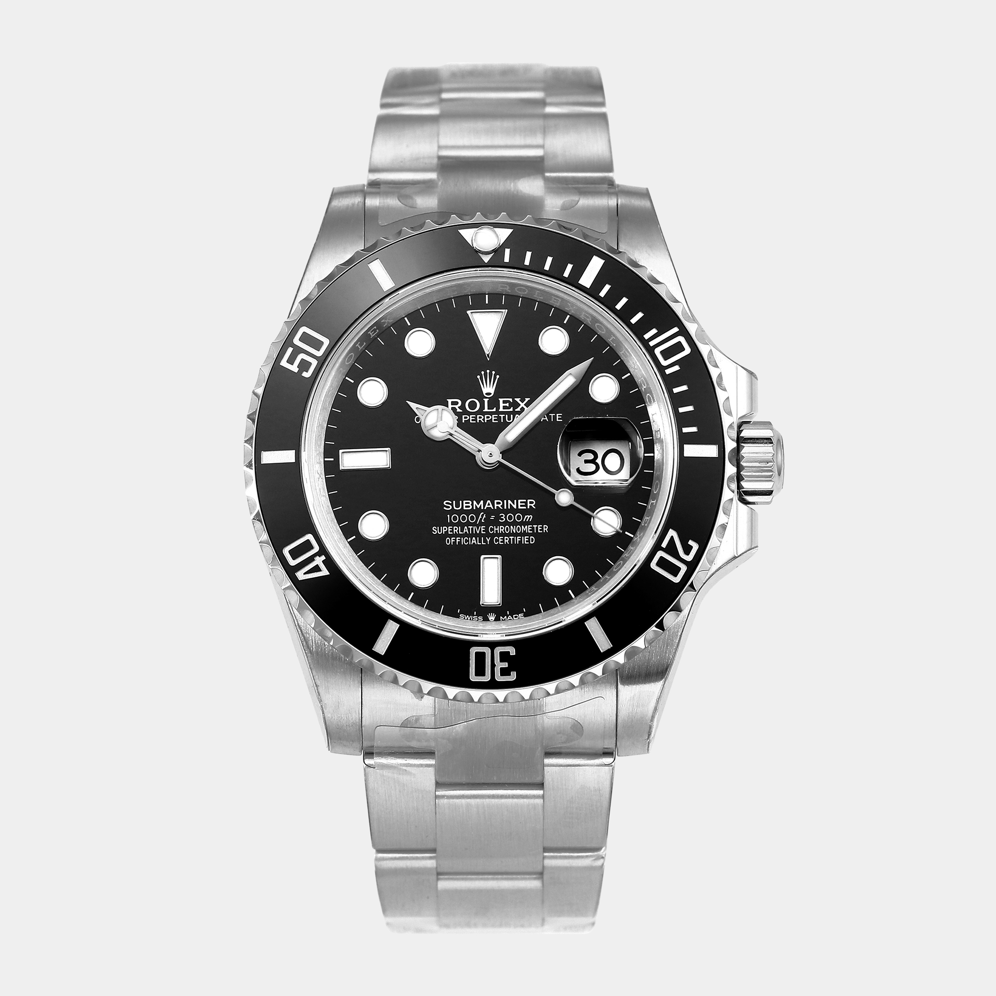 롤렉스 서브마리너 신형 41mm 블랙다이얼 블랙세라믹 인서트 최신형
