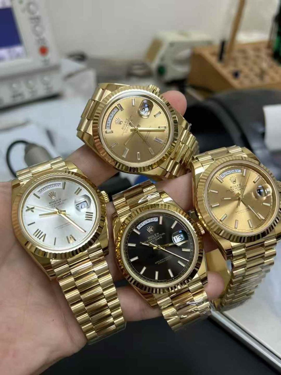 QP공장 롤렉스 데이데이트40 텅스텐 정품급무게&무브먼트 업그레이드 전모델