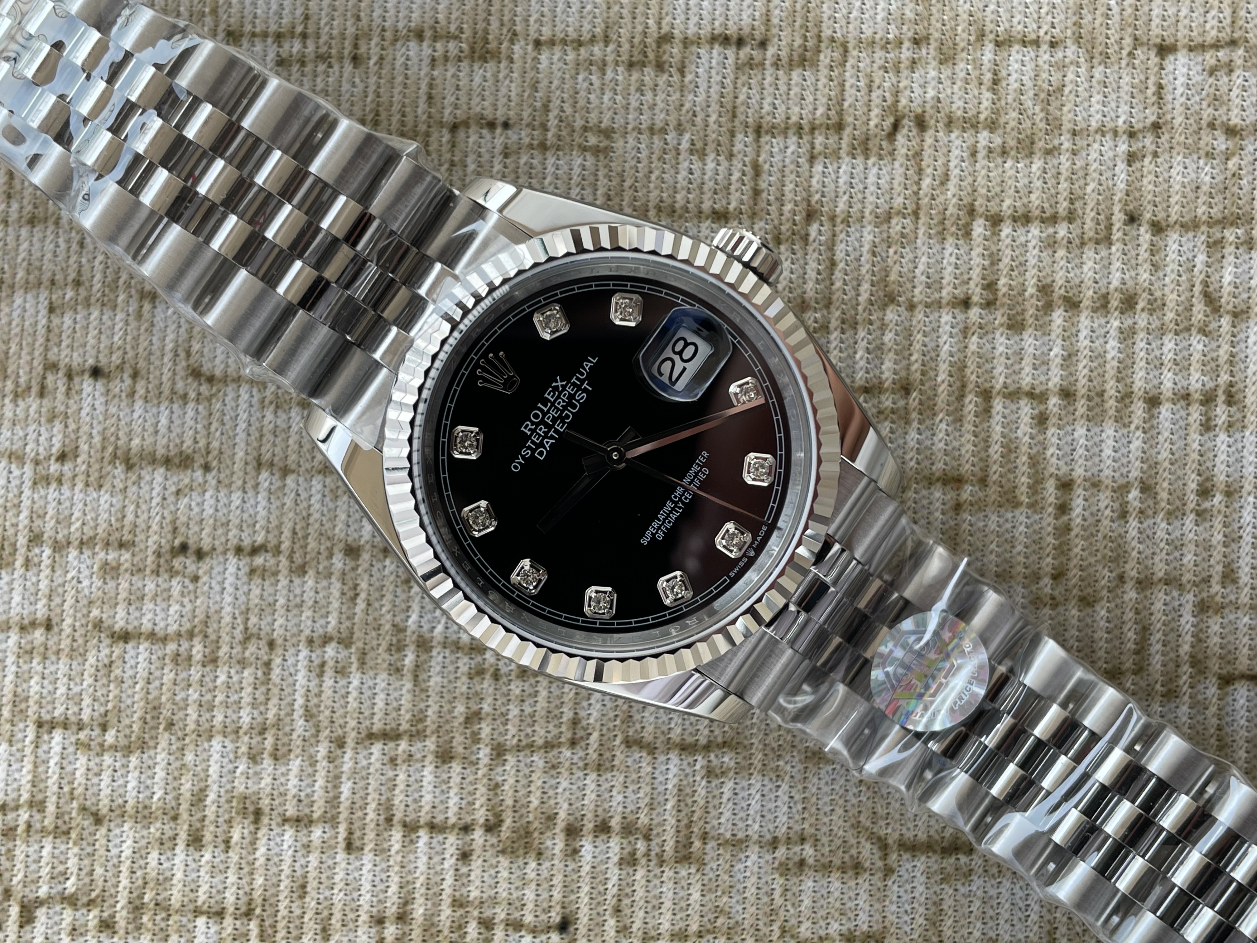 QP공장 롤렉스 데이저스트 36미리 최신형 블랙 텐포인트