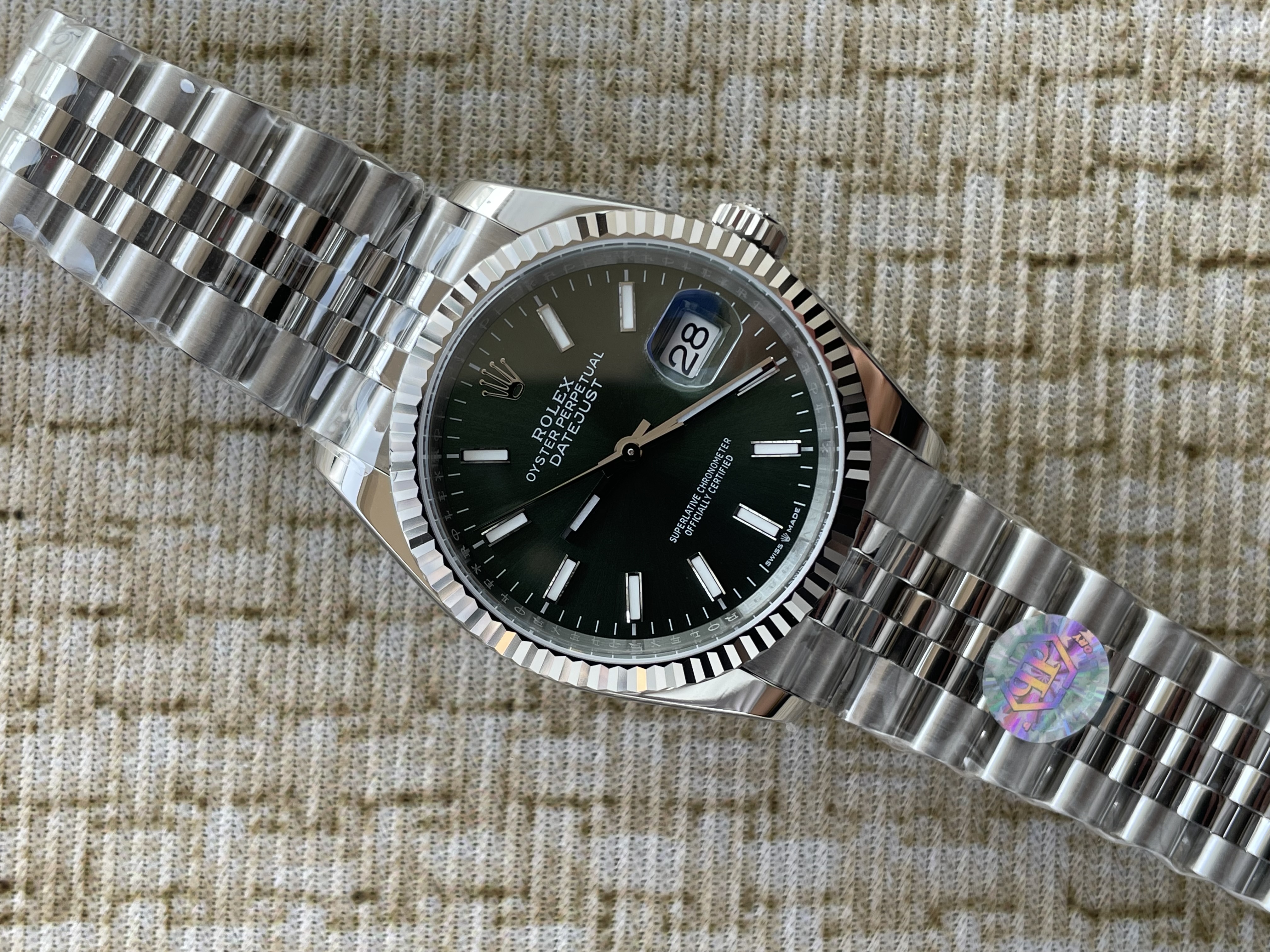 QP공장 롤렉스 데이저스트 36미리 최신형 그린 바인덱스