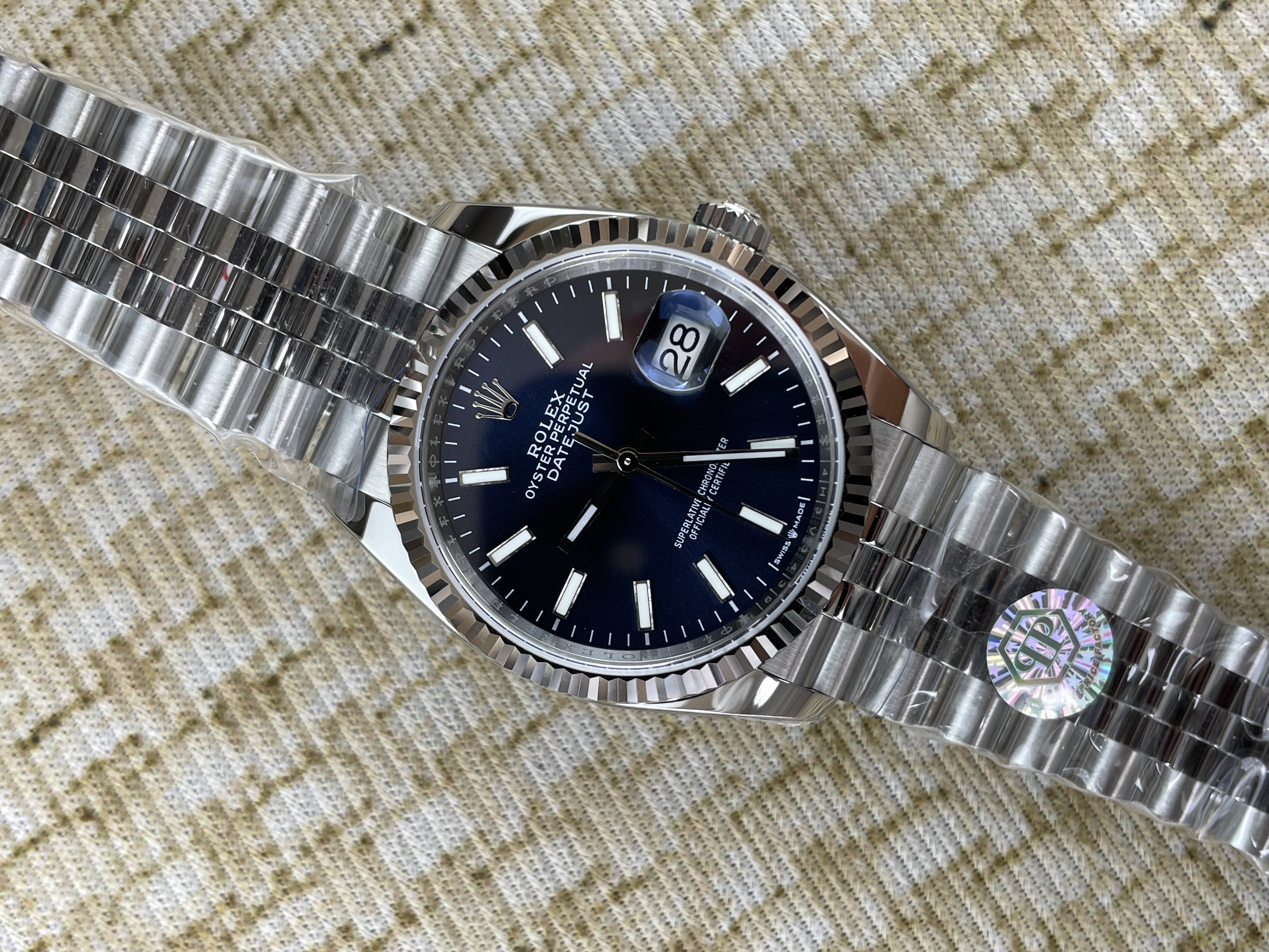 QP공장 롤렉스 데이저스트 36미리 최신형 블루 바인덱스