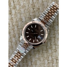QP공장 롤렉스 데이저스트 126331 41미리 로즈골드 콤비 초코다이얼 바인덱스