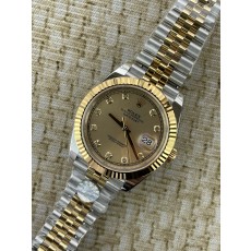 QP공장 롤렉스 데이저스트 41 126334 콤비 옐로우골드 샴페인골드다이얼 텐포인트  