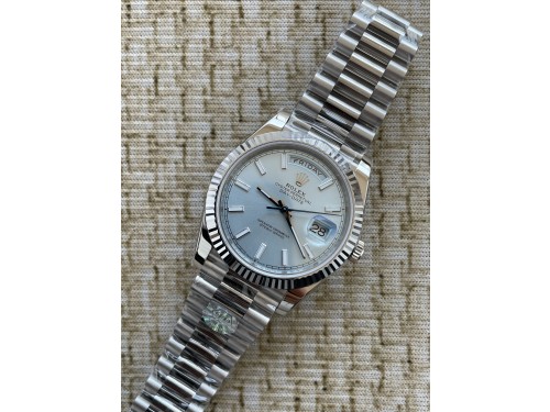 QP공장 롤렉스 데이데이트40 텅스텐 아이스블루다이얼