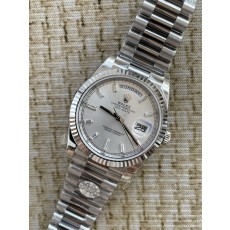 QP공장 롤렉스 데이데이트40 텅스텐 실버바게트다이얼