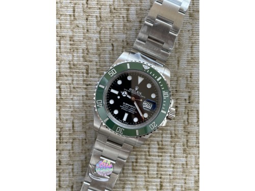 QP공장 롤렉스 서브마리너 신형 41mm 블랙다이얼 그린세라믹 인서트 최신형 스타벅스