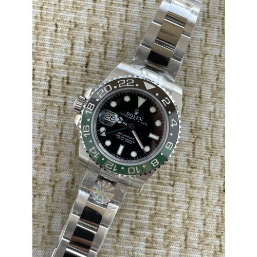 QP공장 롤렉스 지엠티마스터2 블랙 그린인서트 블랙다이얼 오이스터브레이슬릿