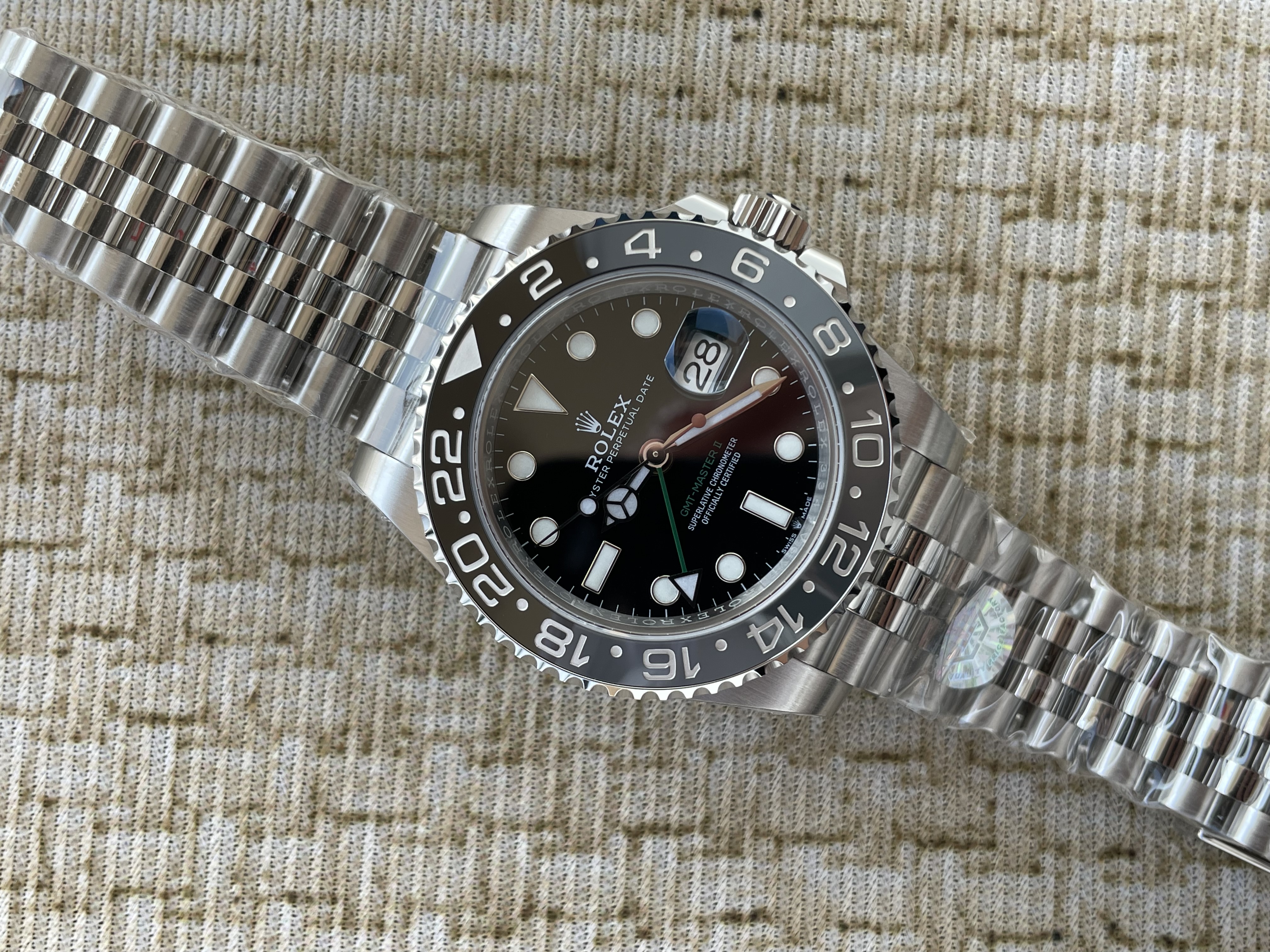 QP공장 롤렉스 지엠티마스터2 블랙그레이 쥬빌레 GMT-Master II 126720 GRNR